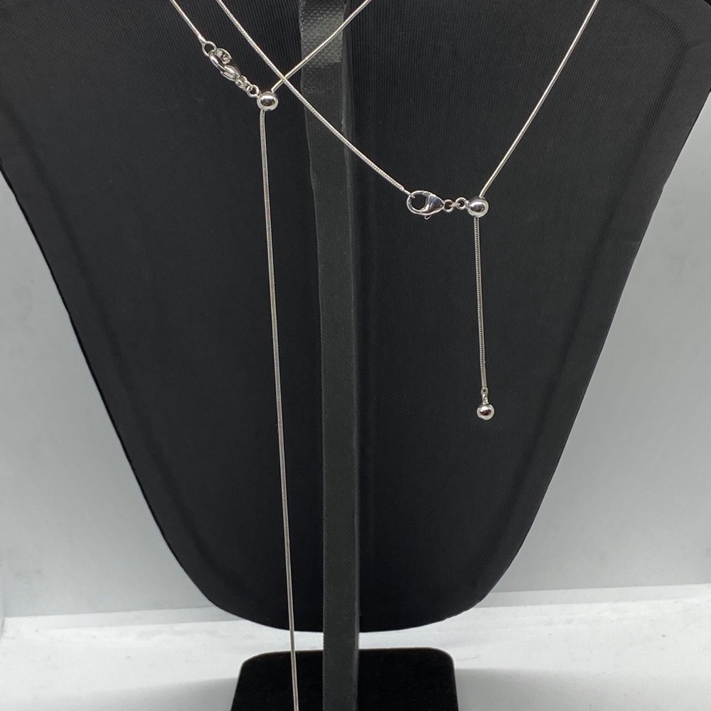 Sterling 925 Vietnam CZ Marquise Diamond Drop - Picture 6 of 8